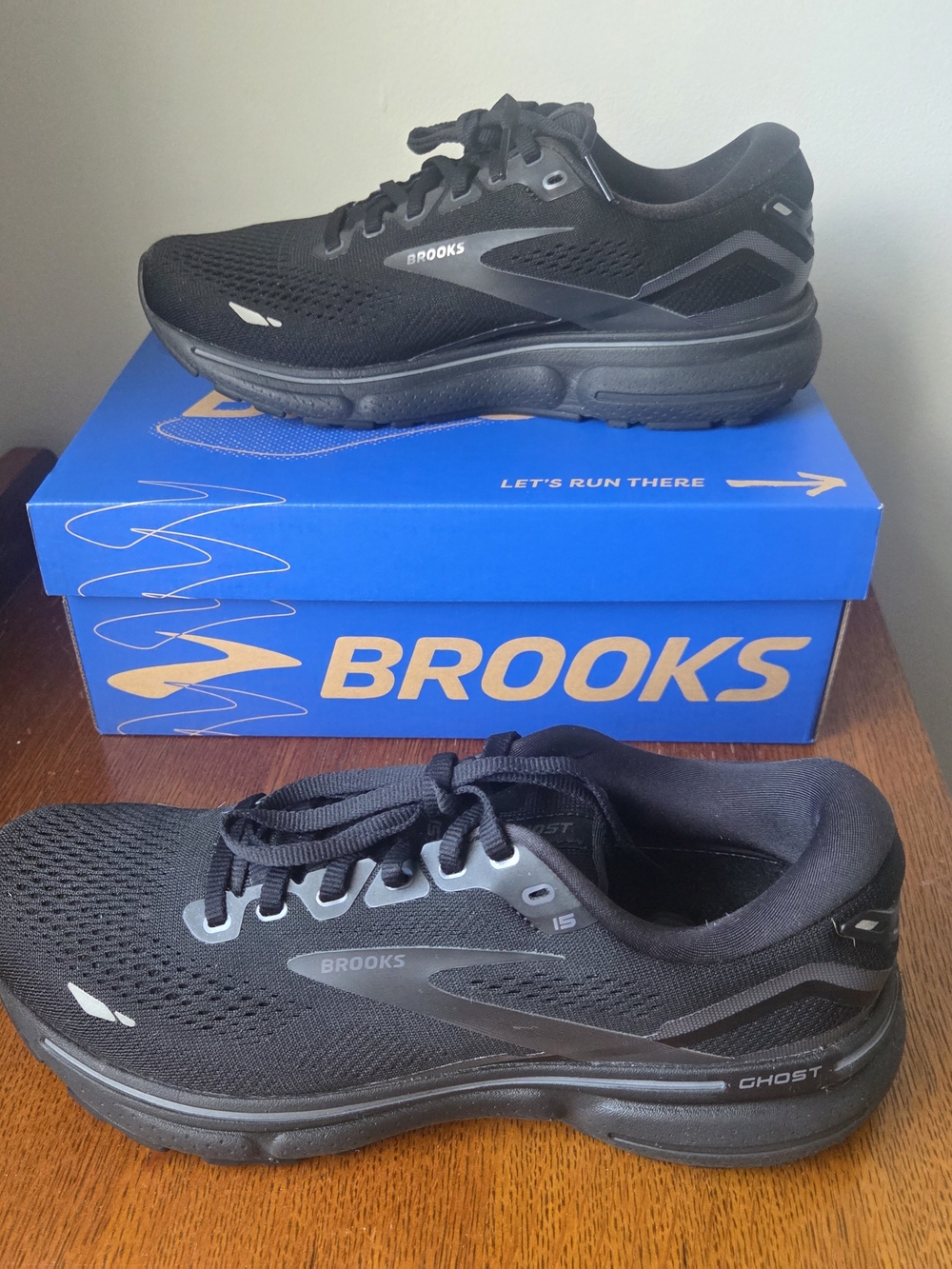 Brooks Ghosts Black 9.5